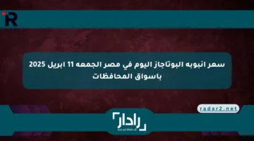 سعر أنبوبة البوتاجاز اليوم في مصر الجمعة 11 أبريل 2025 بأسواق المحافظات